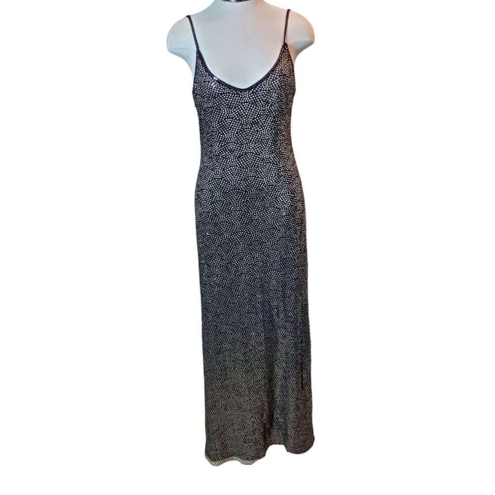 ST. JOHN COUTUREBY MARIE Black Sequin Dress Size 6